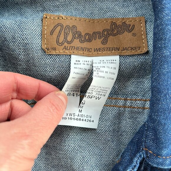 Boys/Youth Wrangler Denim/Jean Jacket, Size Medium - Picture 10 of 10